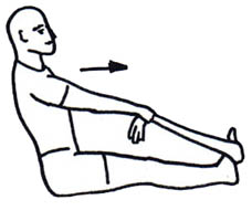 Dolor de espalda - estiramiento lumbar - ejercicio 3