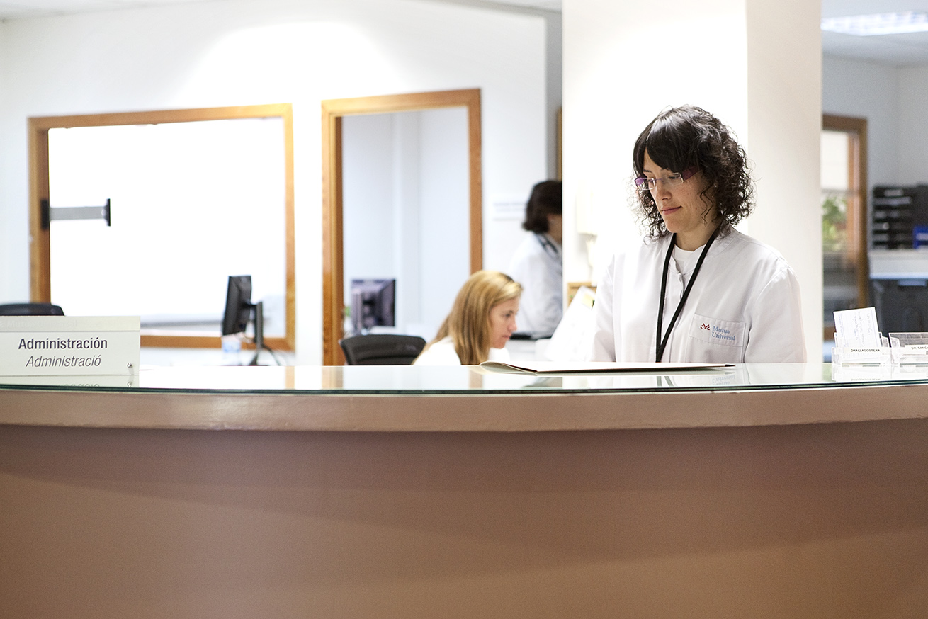 Administración área de control hospitalario